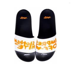 Off White Impression Orange White Sandals/Slides