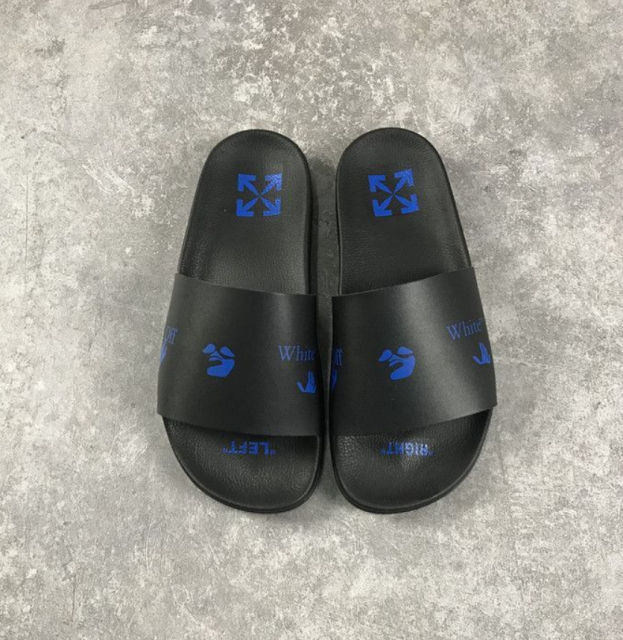 Off White Classic Sandals Slides Women/Men Black