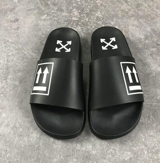 Off White Classic Sandals Slides Women/Men Black