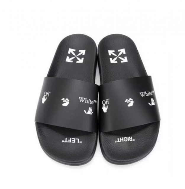 Off White Classic Sandals Slides Women/Men Black