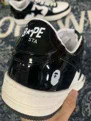 Bape Sta Patent Shoes Black & White (US5-US12)