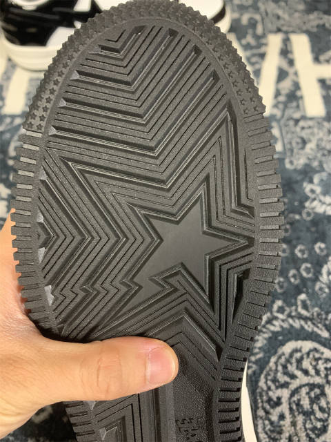 Bape Sta Patent Shoes Black & White (US5-US12)