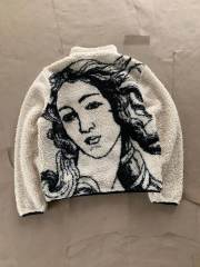 Stussy fleece coat white
