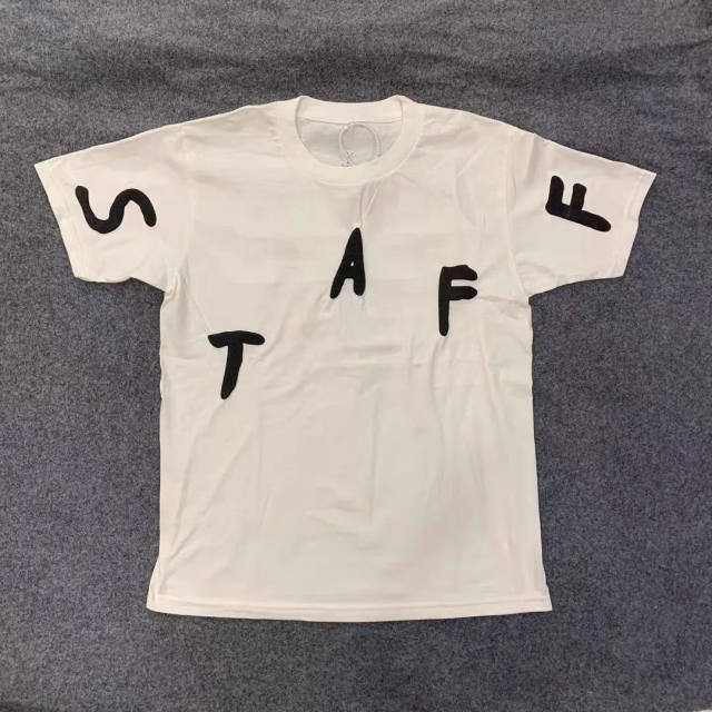 Travis Scott Cactus Jack Festival Staff T-Shirt Beigt Black