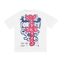 Travis Scott x Fortnite T-Shirt Black White