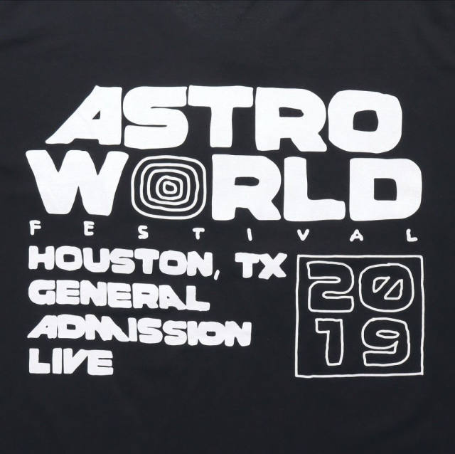 Travis Scott Cactus Jack Festival Staff T-Shirt Beigt Black