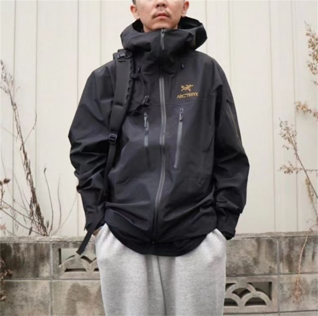 [Best Quality] Arc Teryx Alpha SV 24K Water Proof Jacket Black