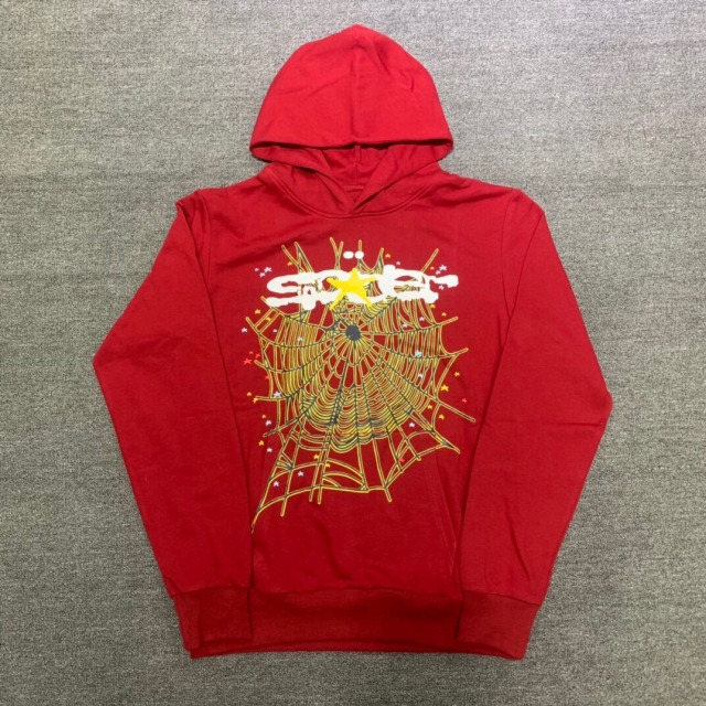 Sp5der Web Spider WorldWide Red hoodie