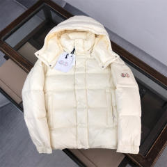 Mon cler Maya 70 Anniversary Puffer Down Jacket Black White