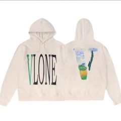 Vlone countryside photo hoodie beige