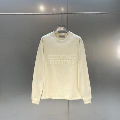 Fog  Fear of God Essentials Crewneck Sweatshirts Beige Pink Olive