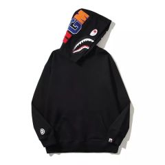 Bape Classic Pullover Clean White Black Shark Hoodie