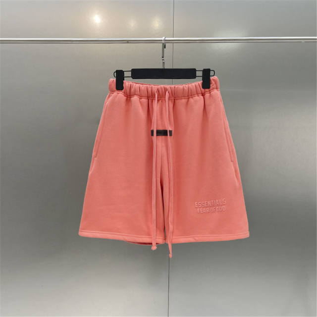 Fear of God Essentials Shorts Pink Beige Olive
