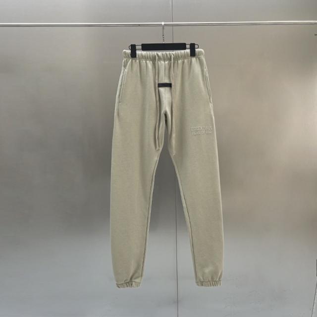 Fear of God Essentials Flocking Sweat Pants Beige Olive