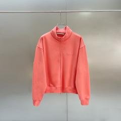 Fear of God Essentials Flocking Jacket Olive Beige Pink