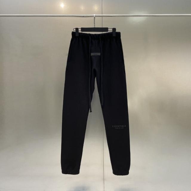 Fear of God Essentials Sweat Pants Black Gray Olive