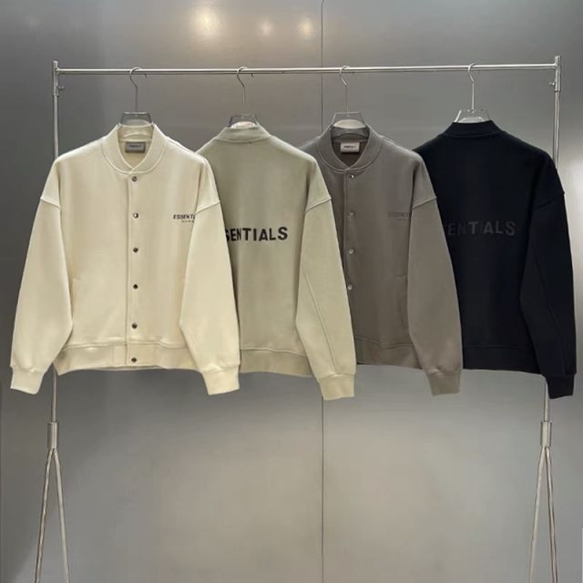 Fear of God Essentials Jacket Beige Olive Gray Black