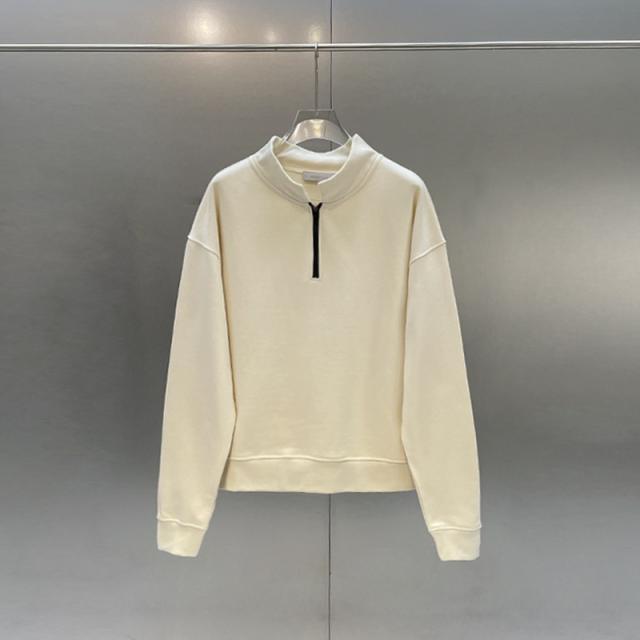 Fear of God Essentials Half-zipped Sweatshirt Beige Olive