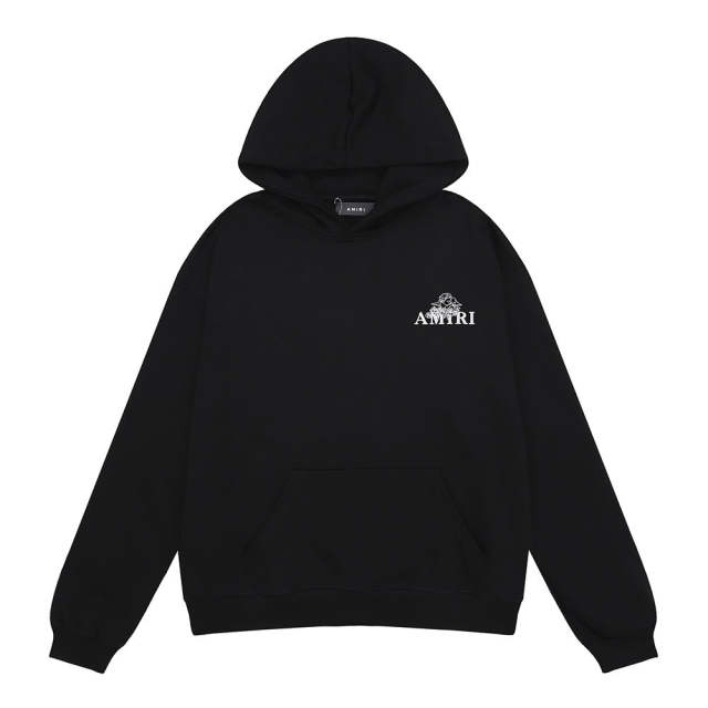 Amiri Cupid Angels Hoodie Black