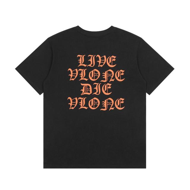 Vlone sanskrit fonts t-shirt black