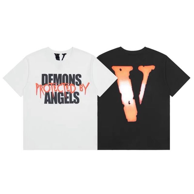 VloneDemons Angels T-Shirts black white