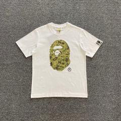 Bape Ink Camo A Bathing Ape Logo T-Shirts White Black