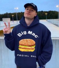 CPFM Big Hamburger Hoodie Navy