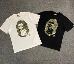 1:1 Quality Bape x Undefeated UNDFTD A Bathing Ape T-Shirts Black White