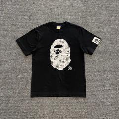 Bape Ink Camo A Bathing Ape Logo T-Shirts White Black