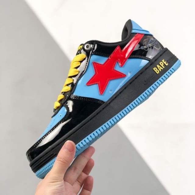 A Bathing Ape Bape Sta x Marvel Shoes Sneakers (Iron Man/American Capitan/Hulk/Black Widow/Thunder God)