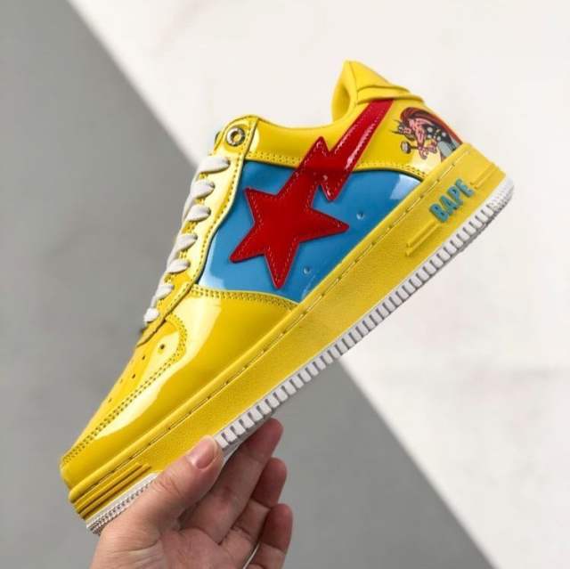 A Bathing Ape Bape Sta x Marvel Shoes Sneakers (Iron Man/American Capitan/Hulk/Black Widow/Thunder God)