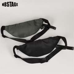 Stone Island Nylon Shoulder Bag (Black/Army Green)