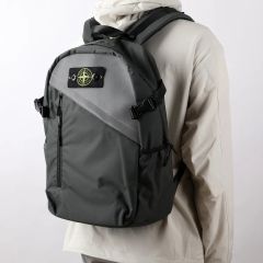 Stone Island Backpack Black/Army Green