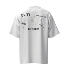 Gallery Dept phoenix pattern tee white