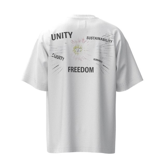 Gallery Dept phoenix pattern tee white
