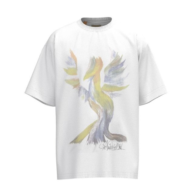 Gallery Dept phoenix pattern tee white