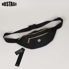 Stone Island Nylon Shoulder Bag (Black/Army Green)