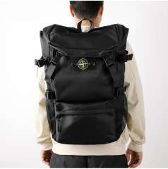 Stone Island Backpack Big (Black/Army Green)
