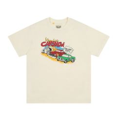 Gallery Dept three cars pattern washed tee black white