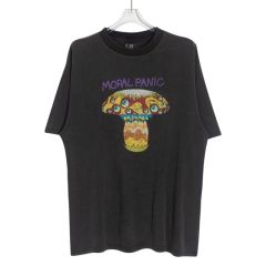 Saint mushrooms washed tee black