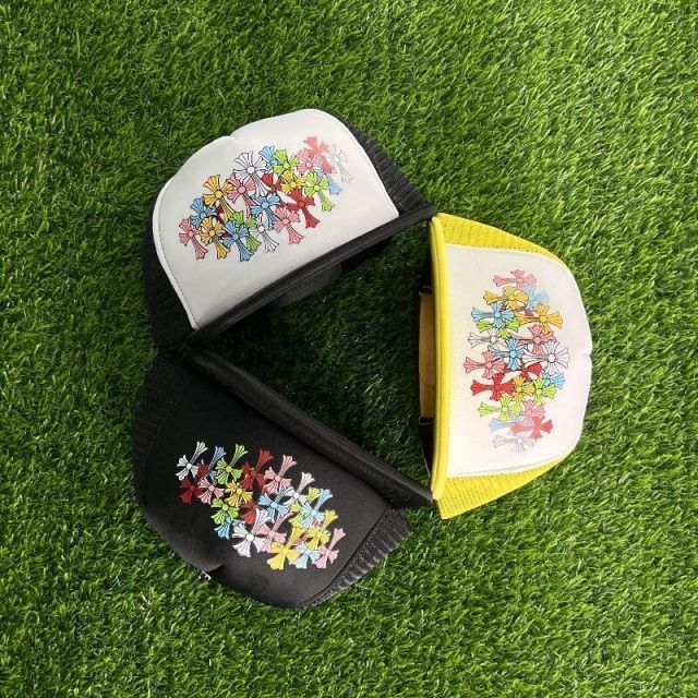 Chr0me  hearts colorful cross cap