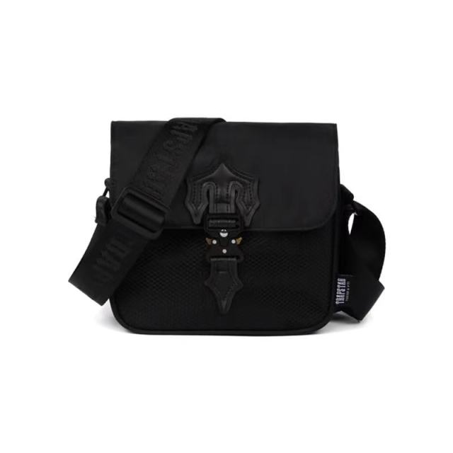 Trapstar Side Shoulder Bag (Black/Blue/Black Reflective)