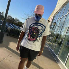 Travis Scott Hiroshi Fujiwara Pink Tiger Head Tee