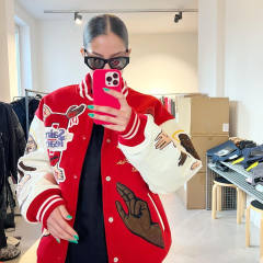 Saint Michael Varsity Jacket Red