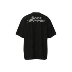Saint Michael Robot Woman Tee Black