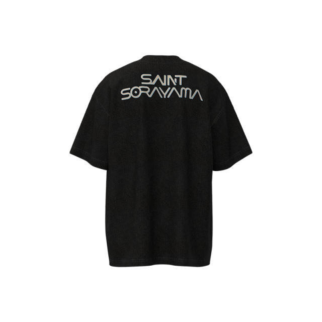Saint Michael Robot Woman Tee Black