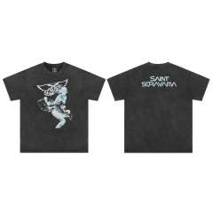 Saint Michael Robot Woman Tee Black