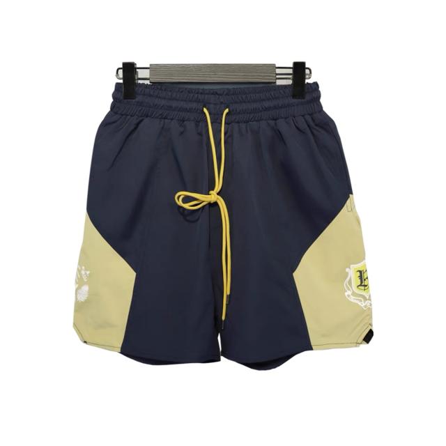 Rhude coconut trees print shorts green