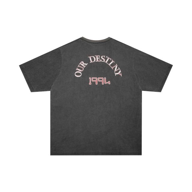 Saint Michael our destiny letters washed tee