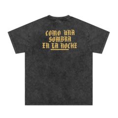Saint Michael Jesus washed tee black